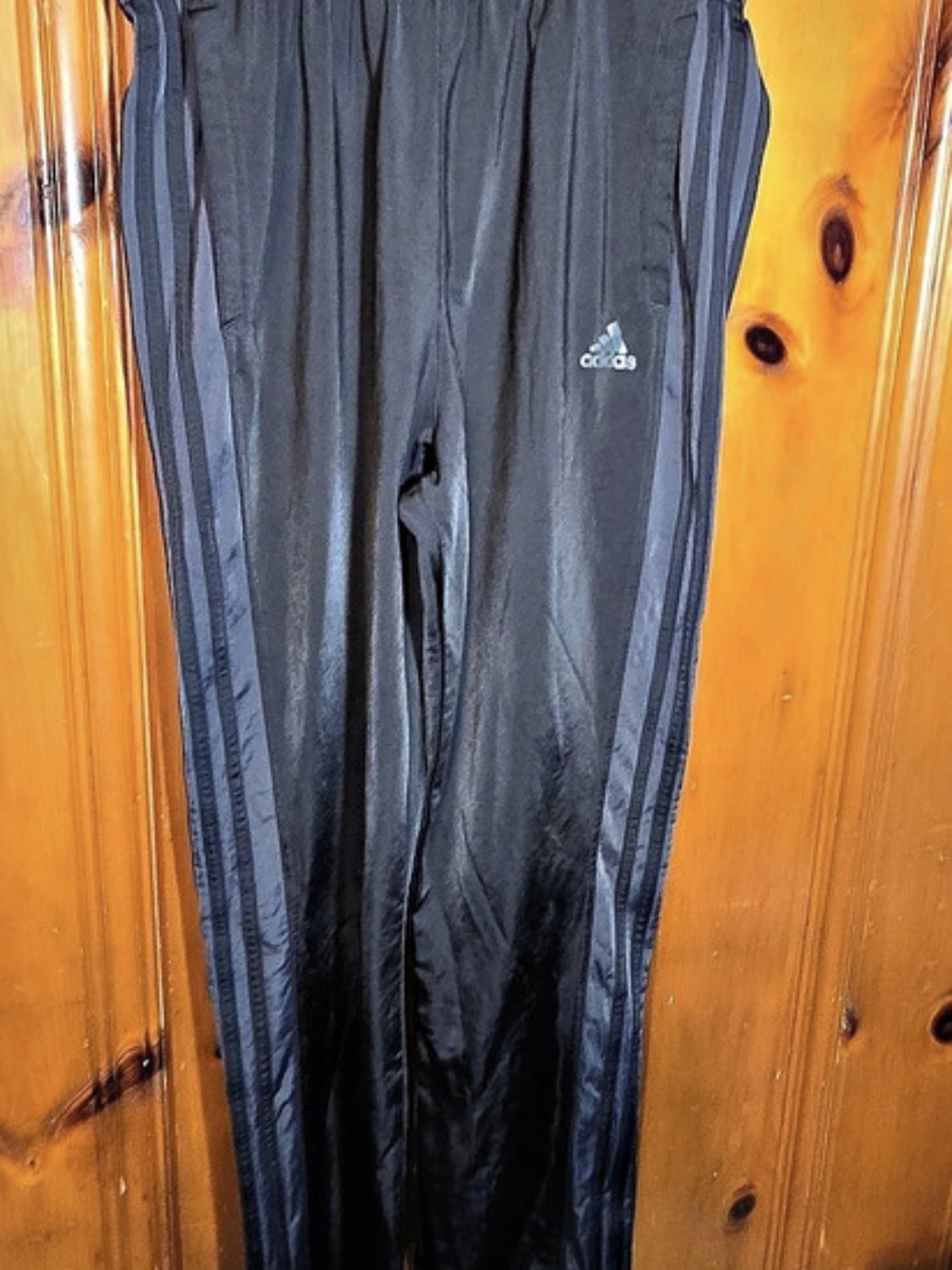 adidas 3-Stripes Tricot Track Pants Black Size Large
